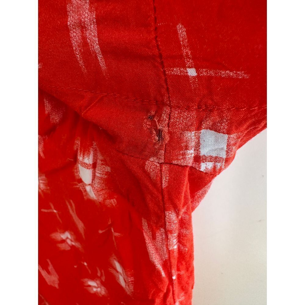 Anthropologie Holding Horses Orange Tunic‎ Top XS Short Sleeve (Flaw) - Picture 11 of 12